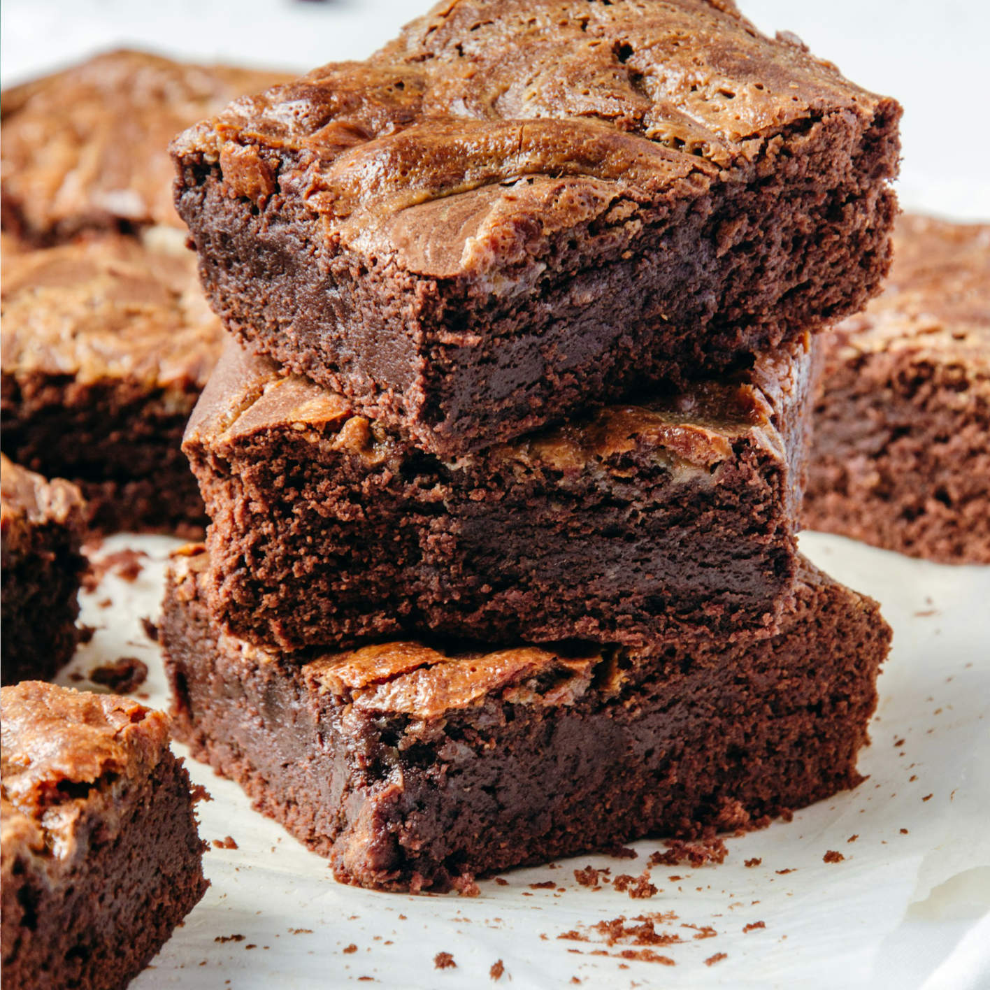 Brownie vegano de chocolate